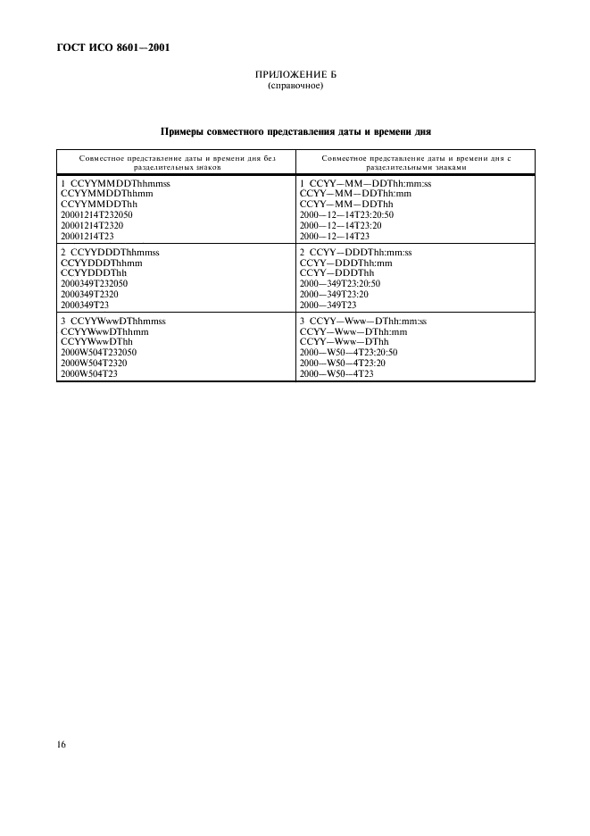 ГОСТ ИСО 8601-2001 18 страница