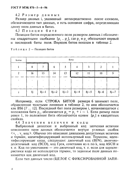 ГОСТ Р МЭК 870-5-4-96 7 страница