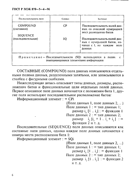 ГОСТ Р МЭК 870-5-4-96 9 страница