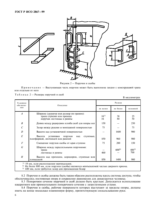 ГОСТ Р ИСО 2867-99 8 страница