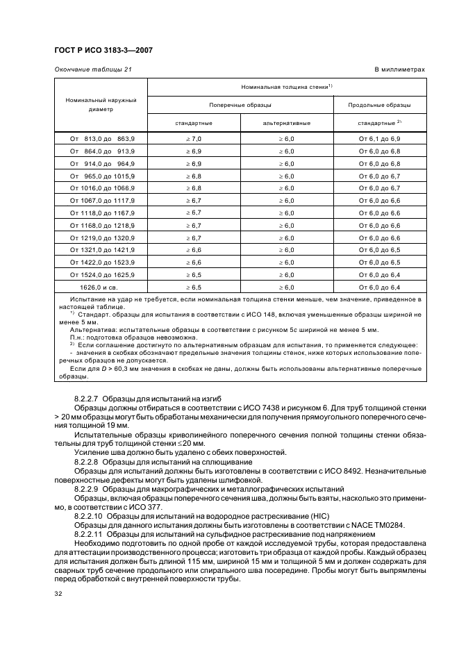 ГОСТ Р ИСО 3183-3-2007 36 страница