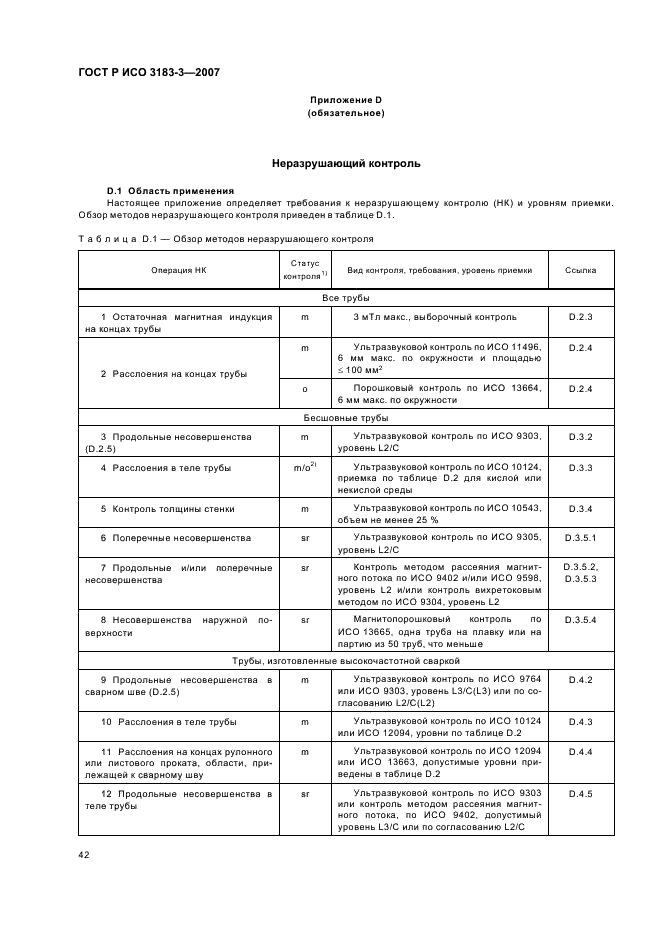 ГОСТ Р ИСО 3183-3-2007 46 страница