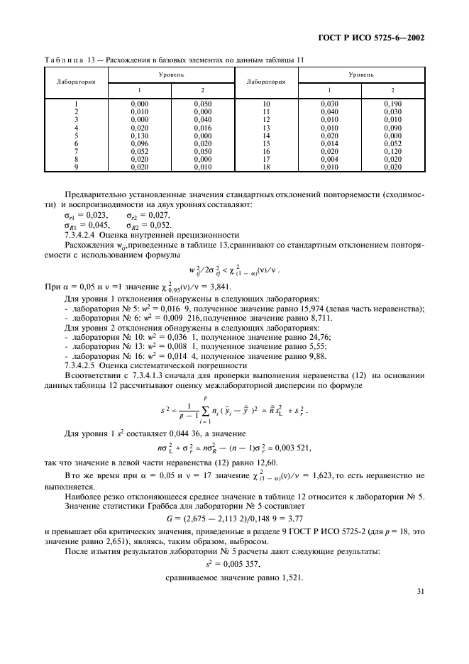 ГОСТ Р ИСО 5725-6-2002 39 страница