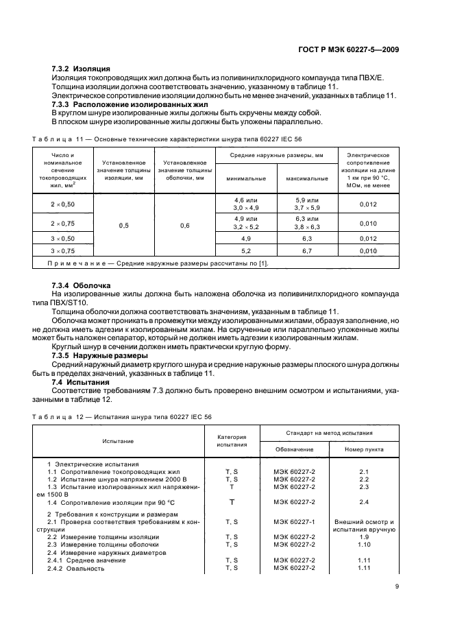 ГОСТ Р МЭК 60227-5-2009 12 страница