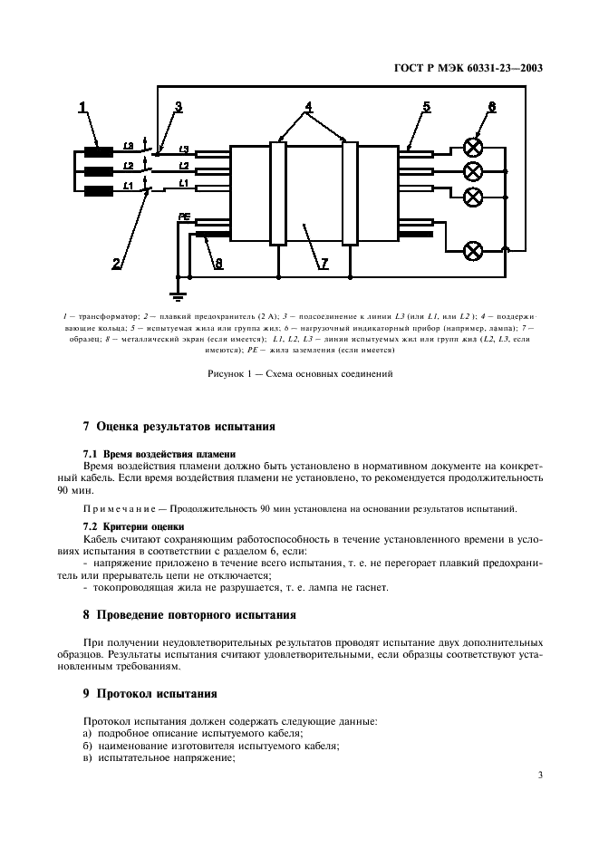 ГОСТ Р МЭК 60331-23-2003 6 страница