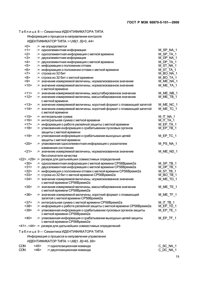 ГОСТ Р МЭК 60870-5-101-2006 23 страница