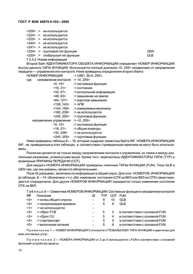 ГОСТ Р МЭК 60870-5-103-2005 15 страница