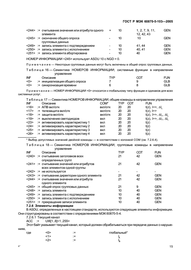 ГОСТ Р МЭК 60870-5-103-2005 18 страница