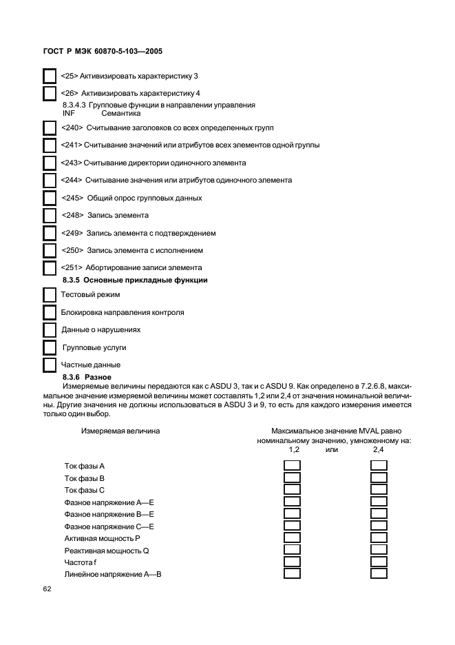 ГОСТ Р МЭК 60870-5-103-2005 65 страница