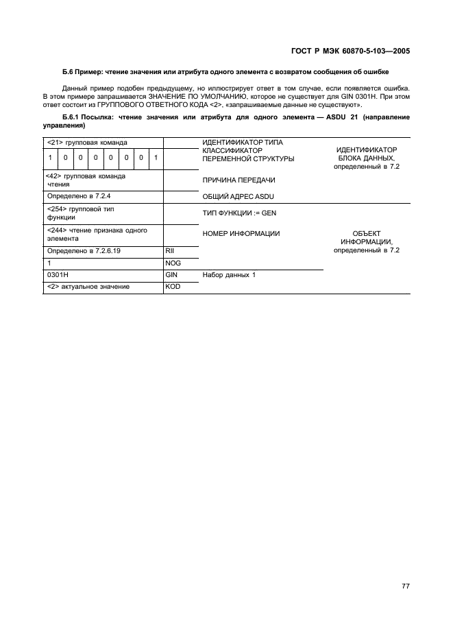 ГОСТ Р МЭК 60870-5-103-2005 80 страница