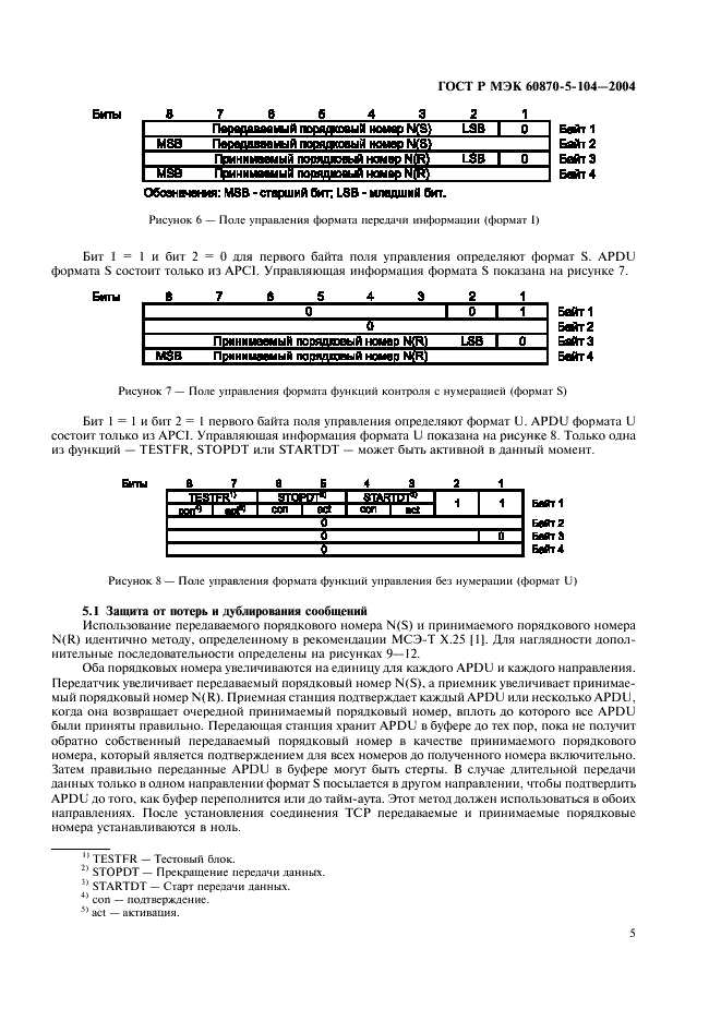 ГОСТ Р МЭК 60870-5-104-2004 8 страница