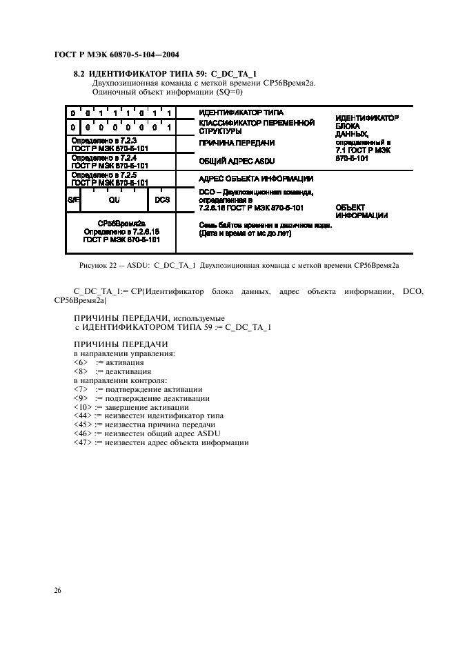 ГОСТ Р МЭК 60870-5-104-2004 29 страница